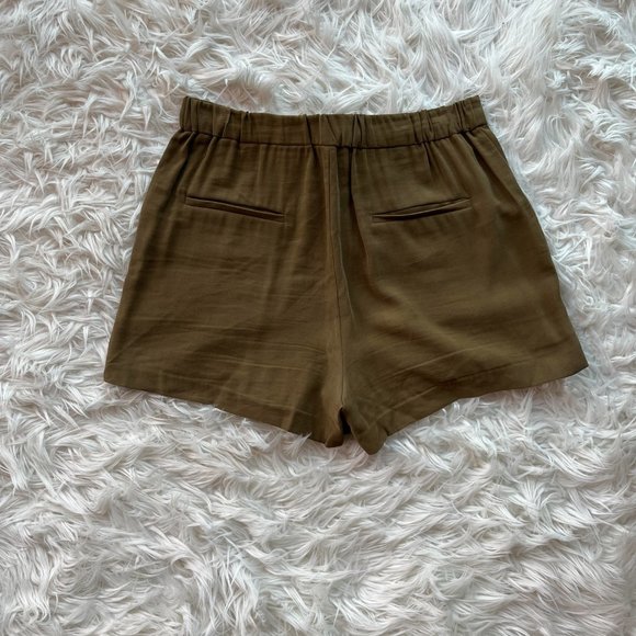 Mango Khaki High Waist Shorts - Picture 4 of 6